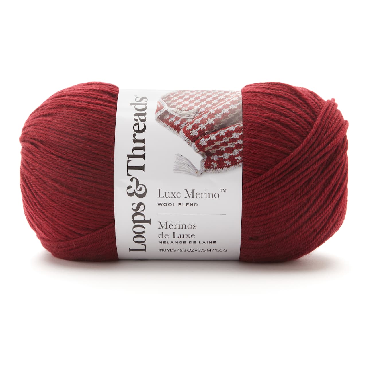 15 Pack: Luxe Merino™ Solid Yarn by Loops & Threads®